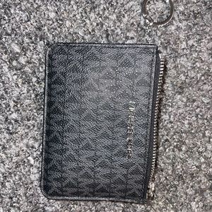 Michael Kors coin wallet black PVC